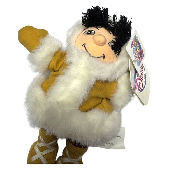 NWT - RARE Its A Small World ALASKA BOY Vintage 90s DISNEY Mini Beanie Doll - Picture 4 of 6